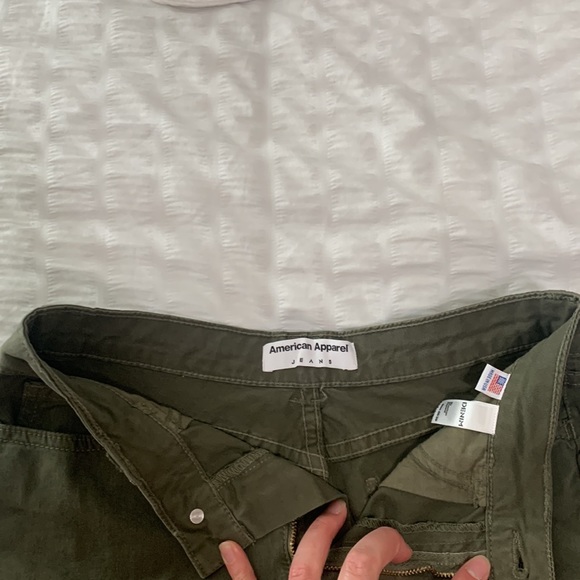 American Apparel jean shorts. - Picture 2 of 4